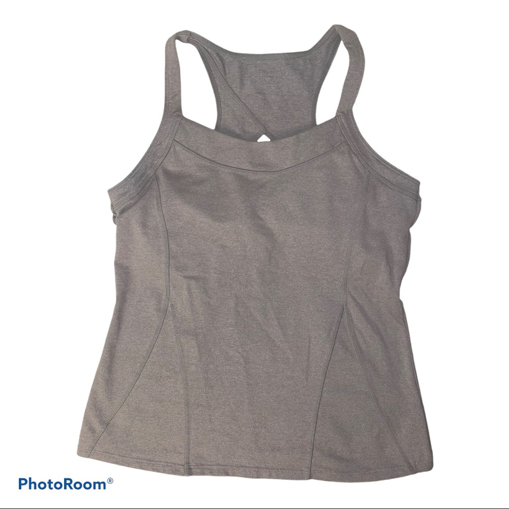 Athleta Heather Grey Performance Tank Top M